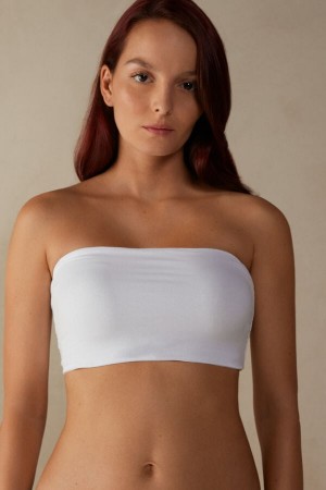 Intimissimi Cotton Bra Ženske Majica bez Rukava Bijele | HR 1724APV