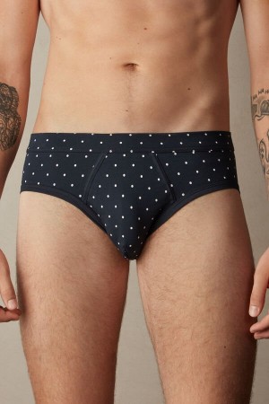 Intimissimi Dotted in Stretch Supima® Cotton Muške Gaćice Plave | HR 2718PQE