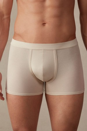 Intimissimi Natural Fresh Supima® Cotton Muške Boxer Bež | HR 2587NBW