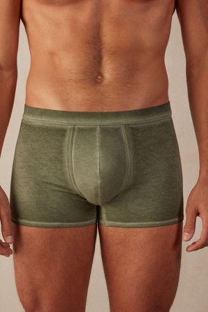 Intimissimi Natural Fresh Supima® Cotton Muške Boxer Zelene | HR 2662XFN