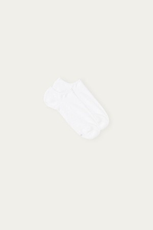 Intimissimi No-show in Terrycloth Muške Čarape Bijele | HR 2800NBU
