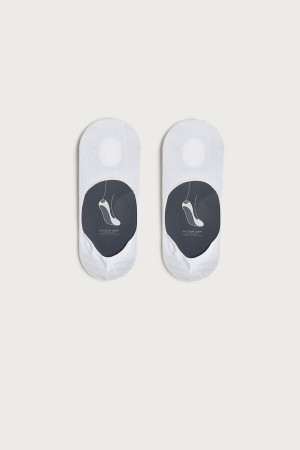 Intimissimi Stretch Cotton Footlet Muške Čarape Bijele | HR 2790ORV