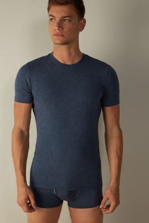 Intimissimi in Stretch Supima® Cotton Muške Majice Plave | HR 3007TVY